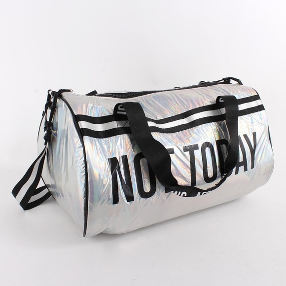 NEW holo NOT Today afraid of nothing GYM bag - Picture 5 of 7